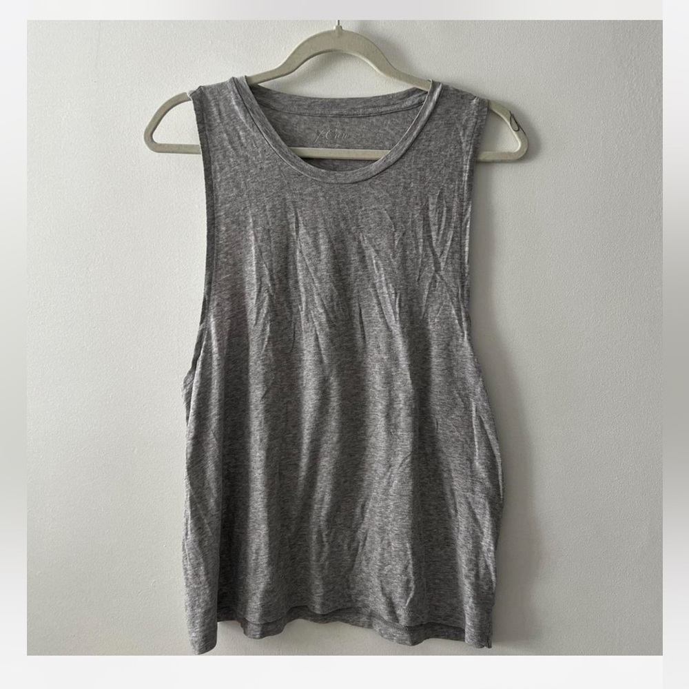 J. Crew Heather Gray Muscle Tee